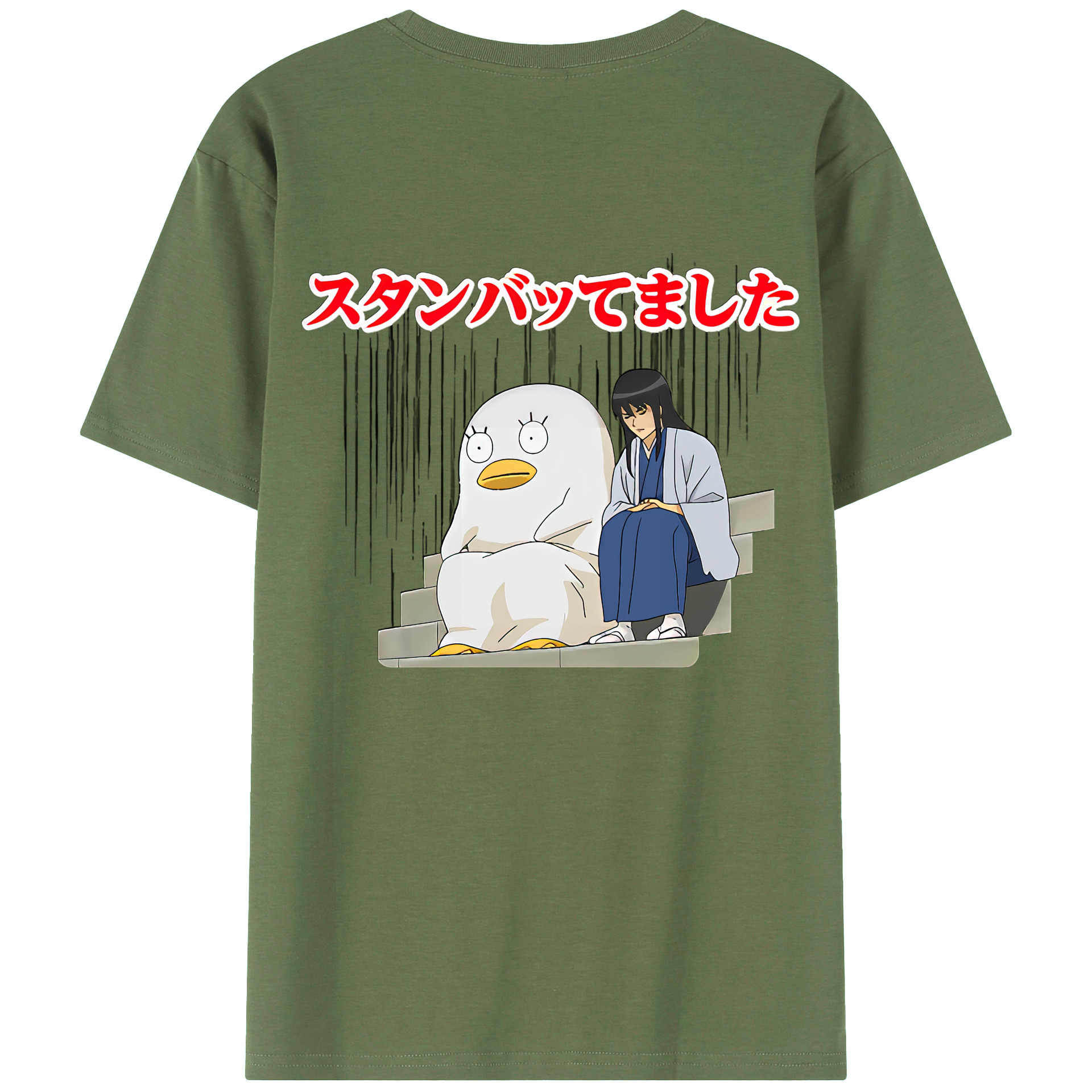 （画像用） ぎんたま 坂田銀時（さかたぎんとき） 神楽 志村新八（しむら しんぱち） GINTAMA Sakata Gintoki Kagura Shimura Shinpachi 綿100％ メンズ半袖Tシャツ（バックプリント） 通気性